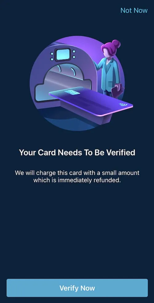 Verification Κάρτας στην Curve