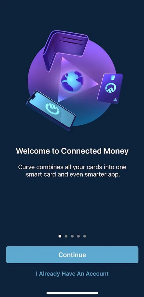 Creează contul Curve gratuit