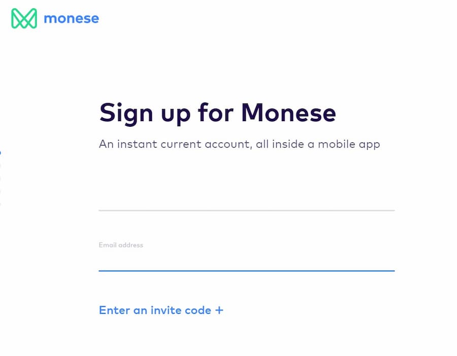 Δημιουργία Λογαριασμού Monese - Email και bonus code