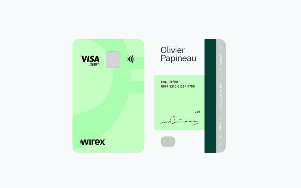 Wirex VISA Χρεωστική Κάρτα 